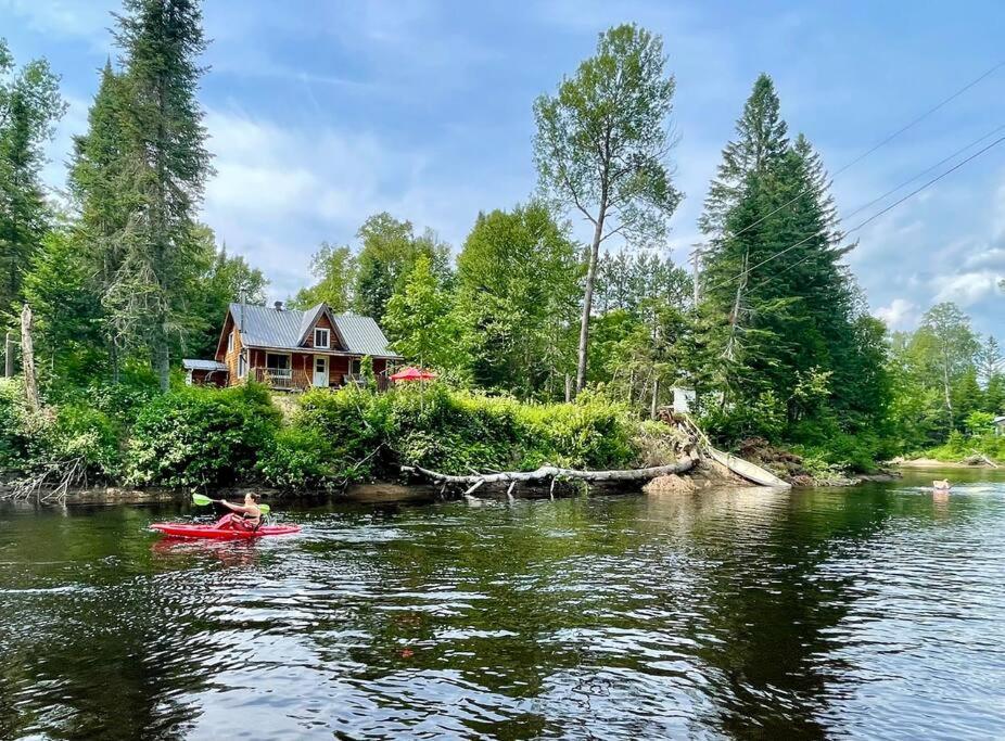 Chalet Riviere - Bord De Riviere - Romantique เซนต์ อเล็กซิส เด มองส์ ภายนอก รูปภาพ